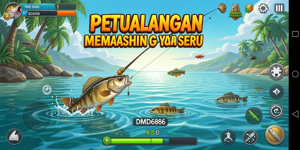 Gameplay seru di DMD686 yang menampilkan pengalaman memancing yang menakjubkan.