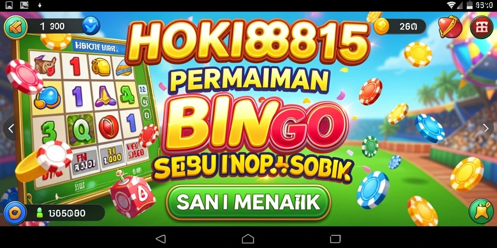 Tampilan gameplay HOKI8815 yang seru dan penuh aksi Bingo.