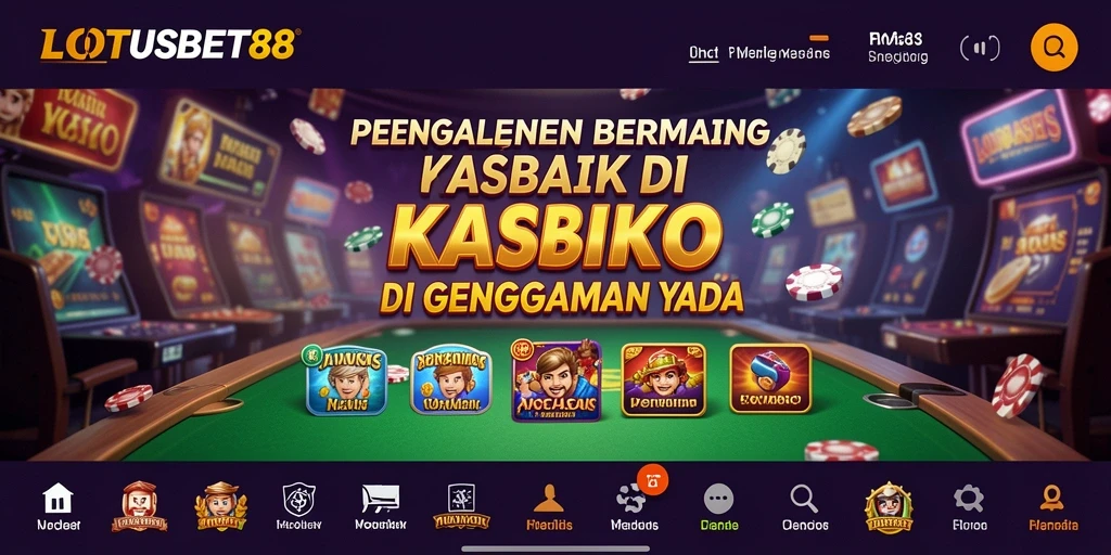 Tampilan aksi mendebarkan dari gameplay LOTUSBET88 di Kasino.