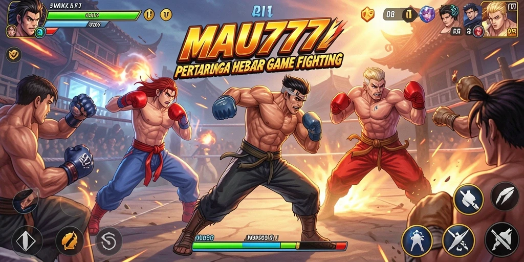 Screenshot MAU777 menampilkan aksi pertarungan yang seru dan dinamis.