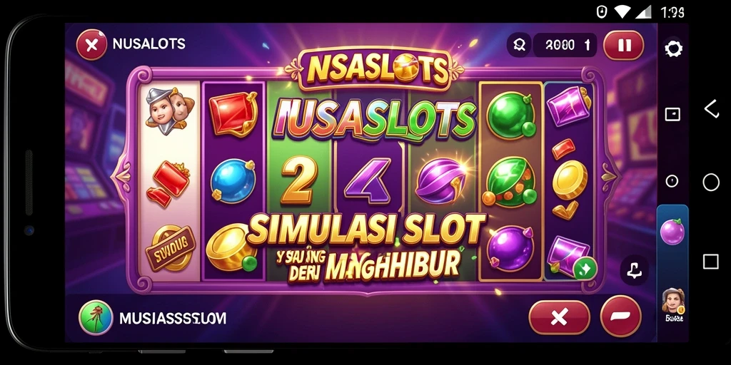 Screenshot utama NUSASLOTS menampilkan gameplay yang seru dan interaktif.