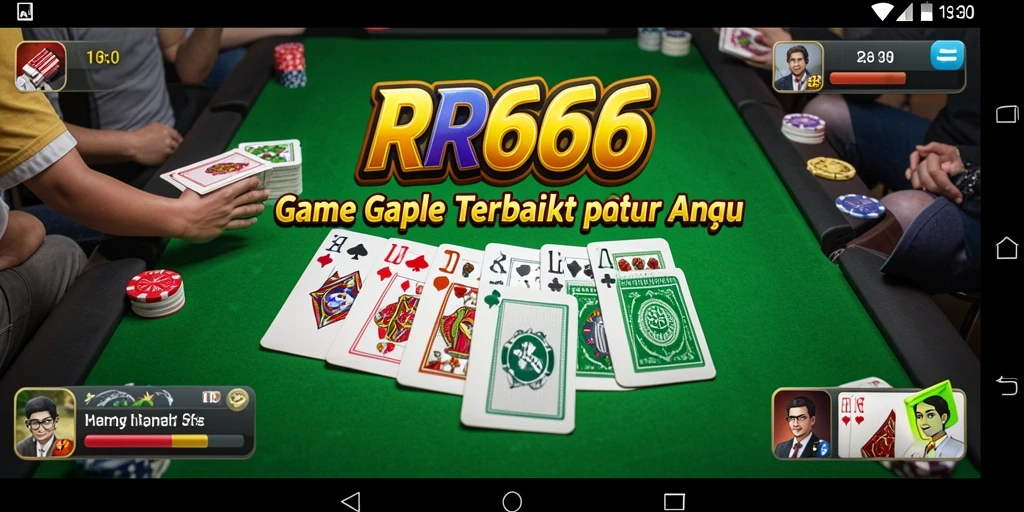 Screenshot gameplay seru Gaple di RR666
