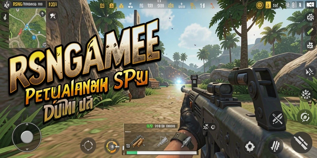 Tampilan gameplay seru dari RSNGAME di dalam pertempuran TPS.