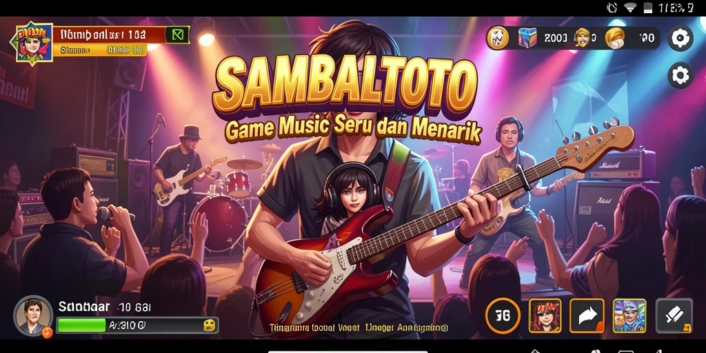 Tampilan menarik dari gameplay SAMBALTOTO dengan interaksi musik.